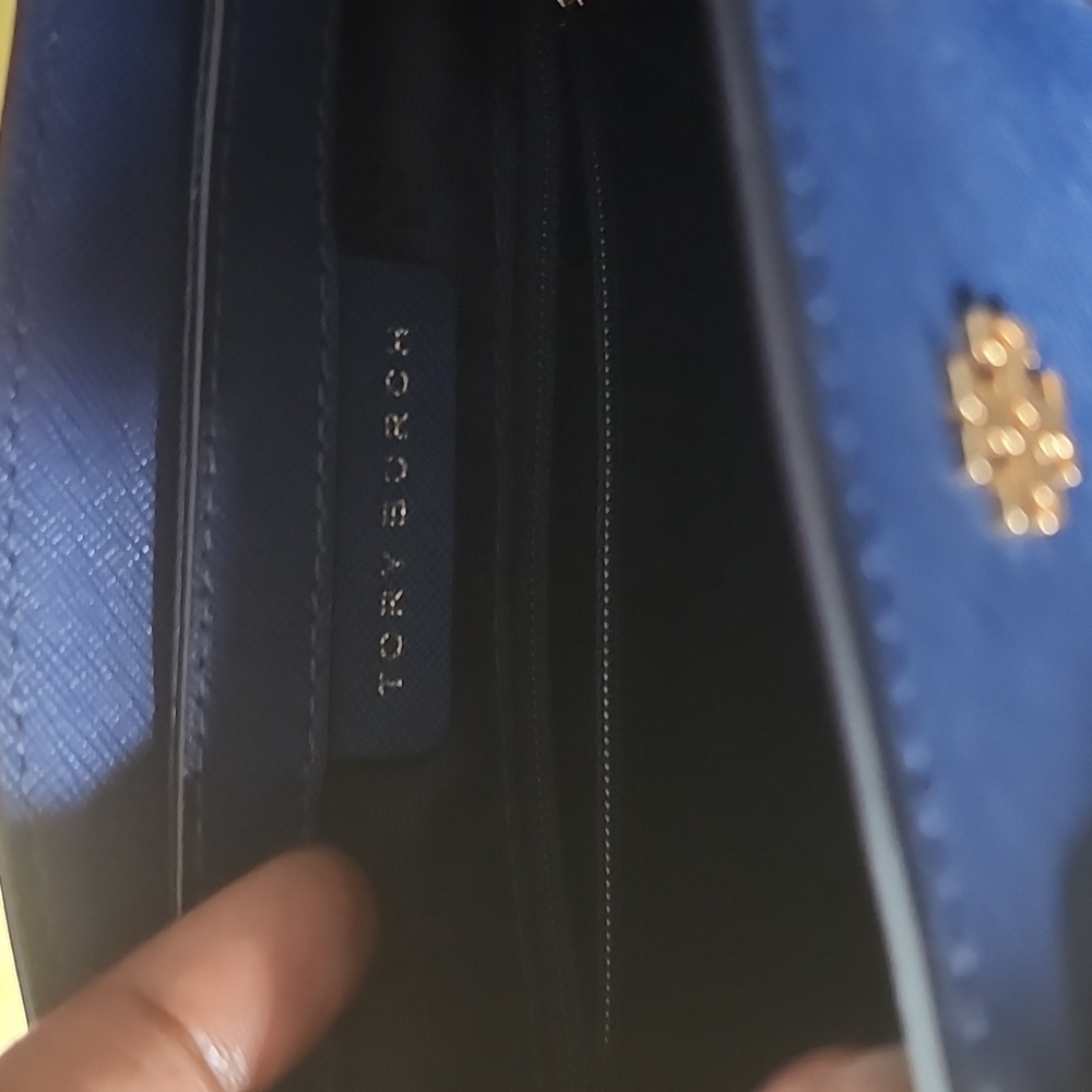 Tory Burch Blue Satchel New - Picture 6 of 8
